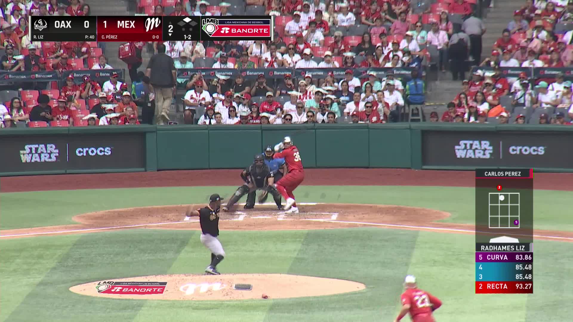 4ta baja | Home Run de Carlos Pérez Vs Guerreros