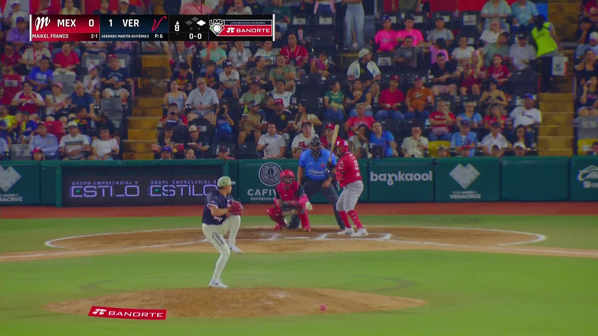 HR Franco  1 Vs Veracruz Juego 2