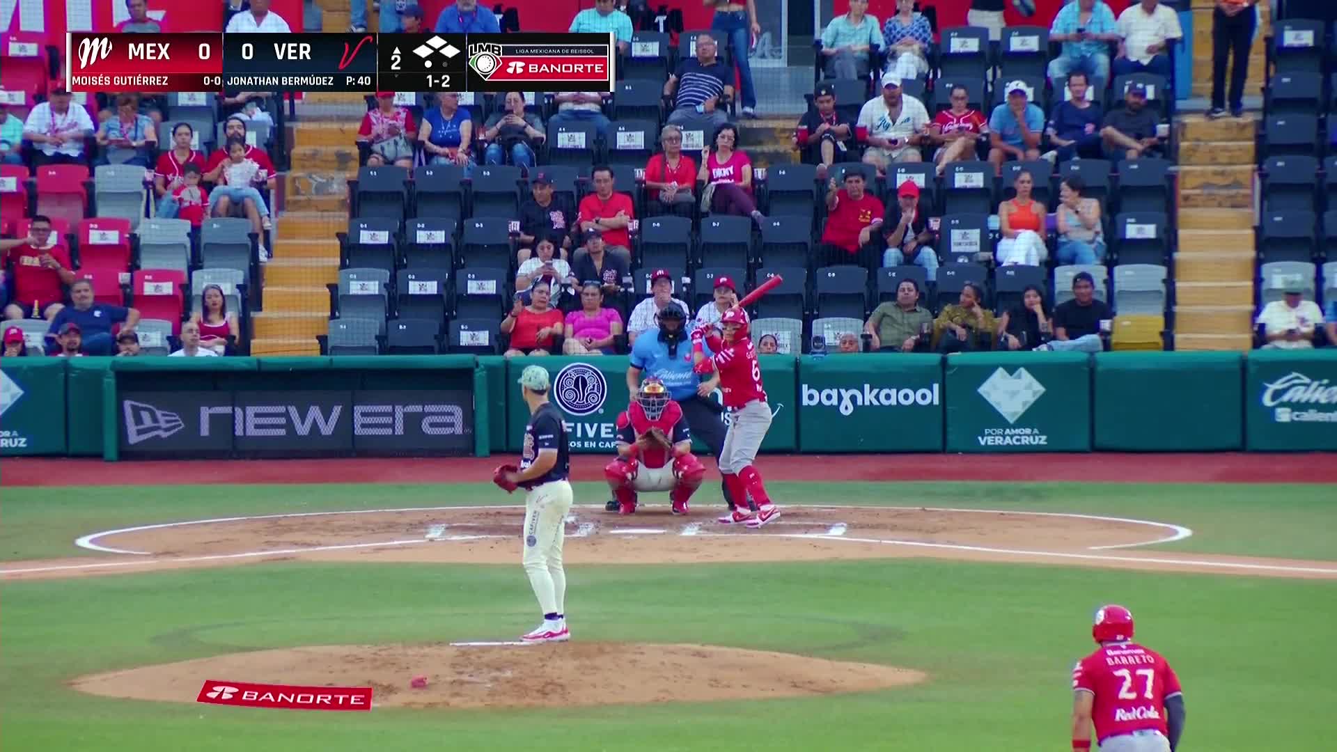 Doblete productor Canó VS Veracruz Juego 3