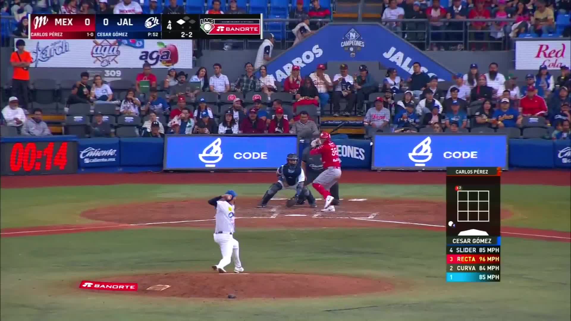 Hit sencillo productor Pérez sn Charros Juego 3